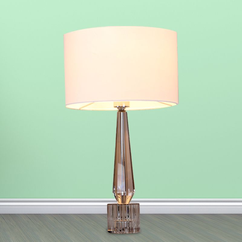 1 lampe de table de nuit ombragée de tête
