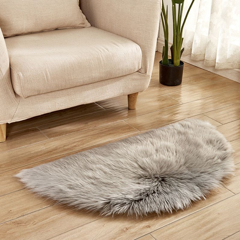 Multi-Color Novelty Rug Fuzzy Solid Color Indoor Rug Pet Friendly Washable Easy Care Area Carpet for Living Room