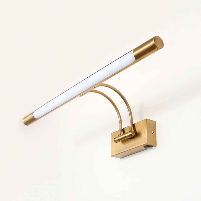 Moderne minimalistische Stilzylindrische Waschtischwandleuchten Metall Waschtischleuchte für Toilette