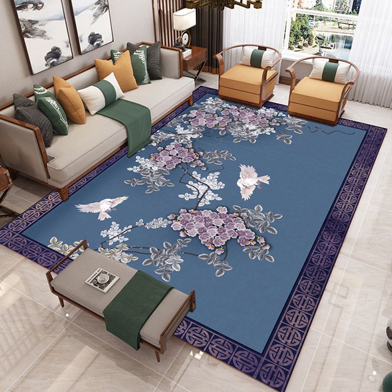 Tapis Shabby Chic de couleur foncée, en Polyester, imprimé d'animaux, tapis d'intérieur, support antidérapant pour la décoration de la maison