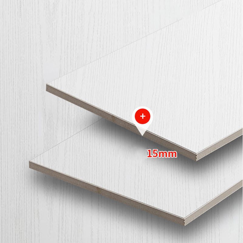 Modern Style Standard Bookcase Closed Back Bookshelf with Drawer Storage