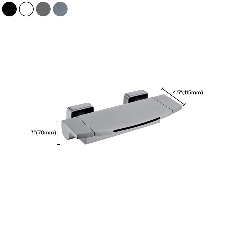 Waterfall Bathtub Faucet Wall Mounted Bathroom Faucet with Two Handle