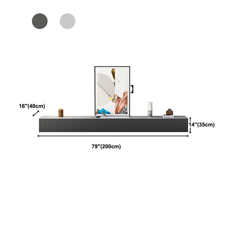 Contemporary TV Stand Console Wood TV Media Stand with Drawers
