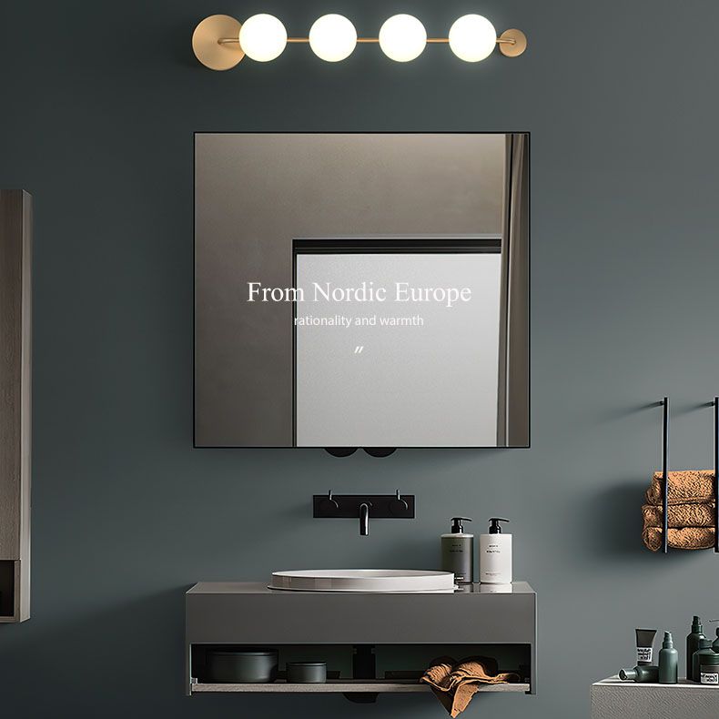 Contemporary Global Wall Mounted Light Metal Vanity Wall Lamps for Bathroom