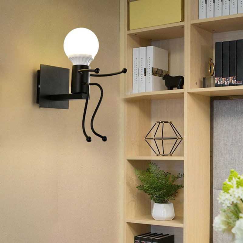 Industrial Metallic Wall Light Creative Wall Light Sconce for Bedroom