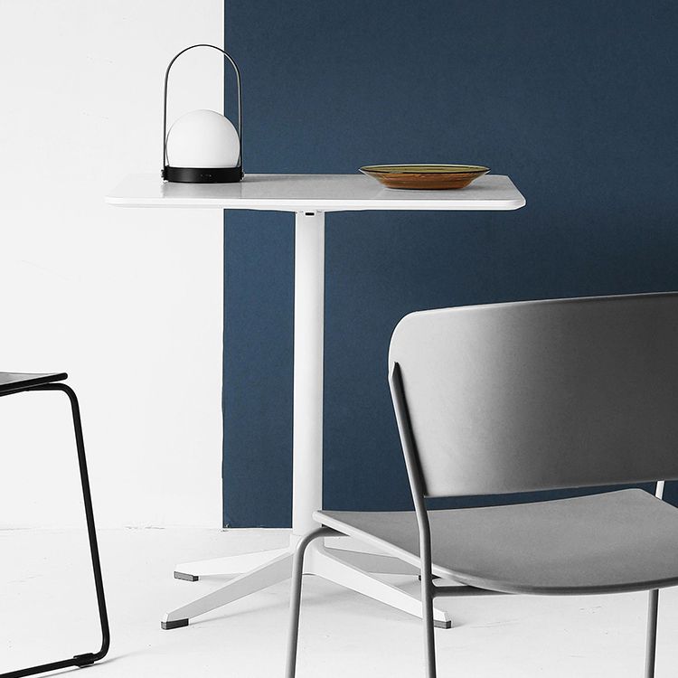 4-foot MDF Dining Site Table Industrial Style Dining Table for Dining Room