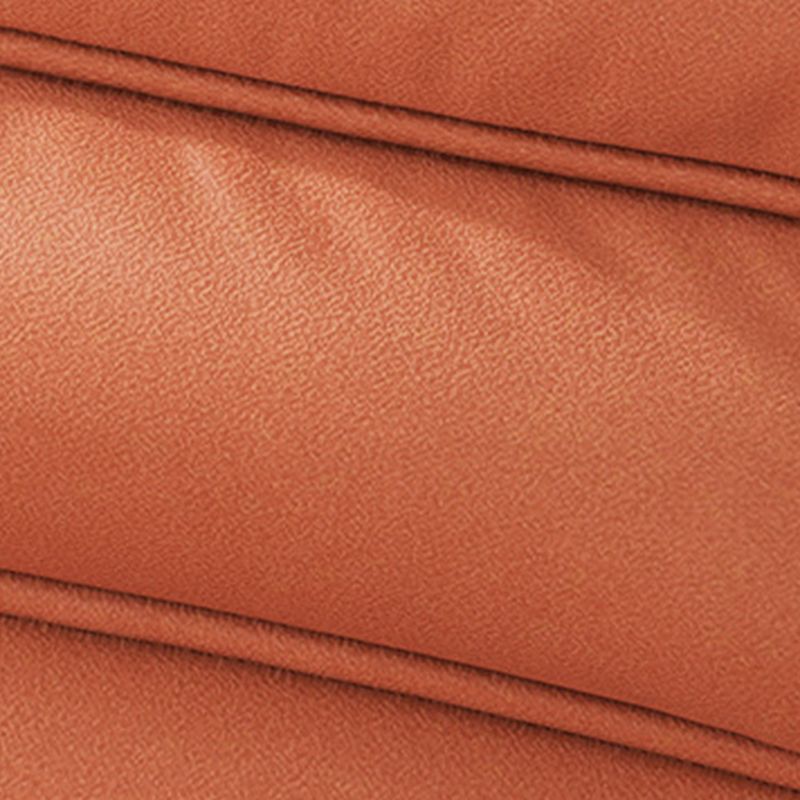 Bonded Leather Armless Chair 34.6"L x 39.3"W x 28.3" H Chair for Living Room