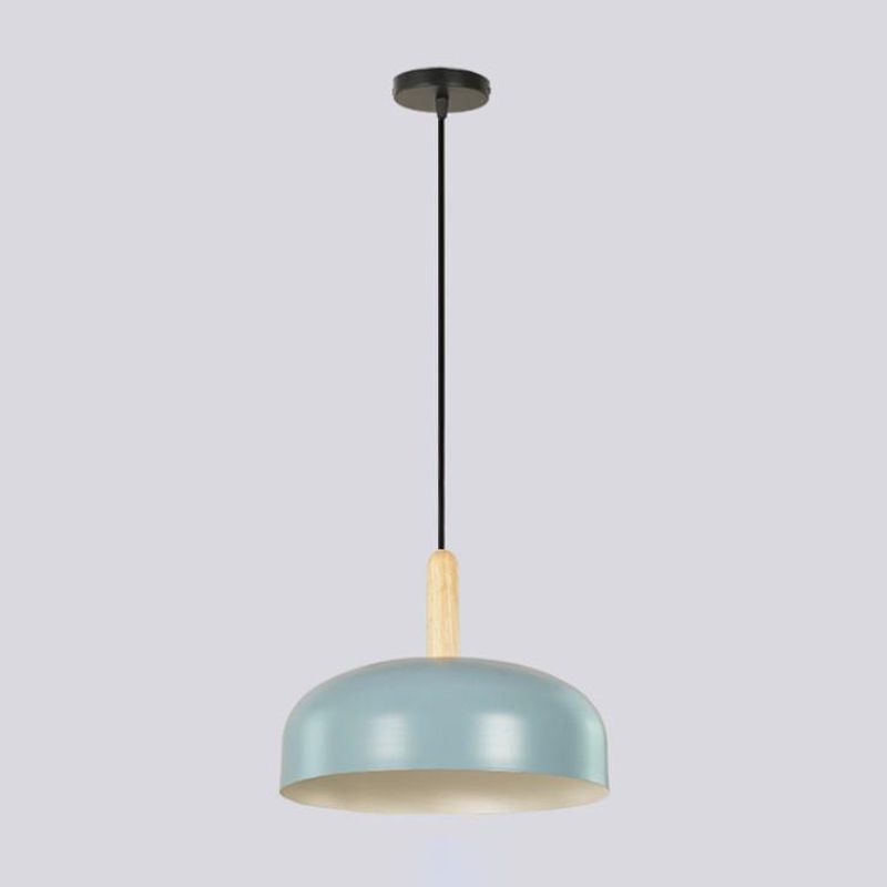 Deckenlampe Nordic Metal 1 Head Blue Hanging Leuchte für Wohnzimmer