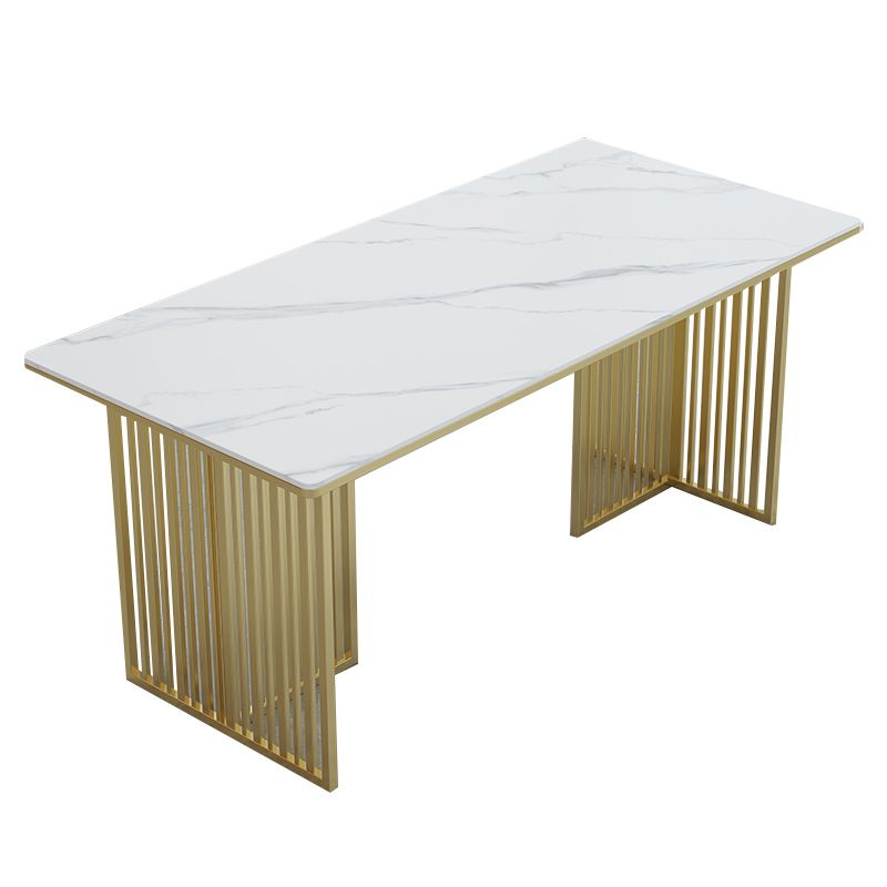 Glam Style 1/2/5 Pieces Dining Room Furniture Set Sintered Stone Dining Table Set