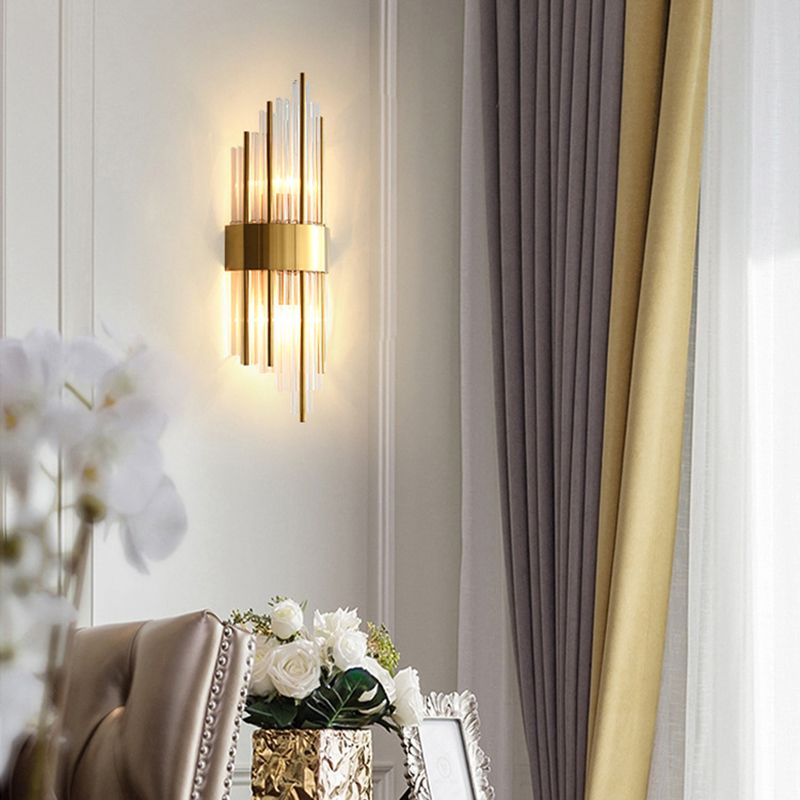 Lampade montate a parete cilindri moderne semplicità luci montate a parete per cristallo per soggiorno