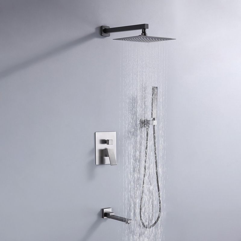 Shower System Massage Jet Lever Handheld Shower Head Shower Combo