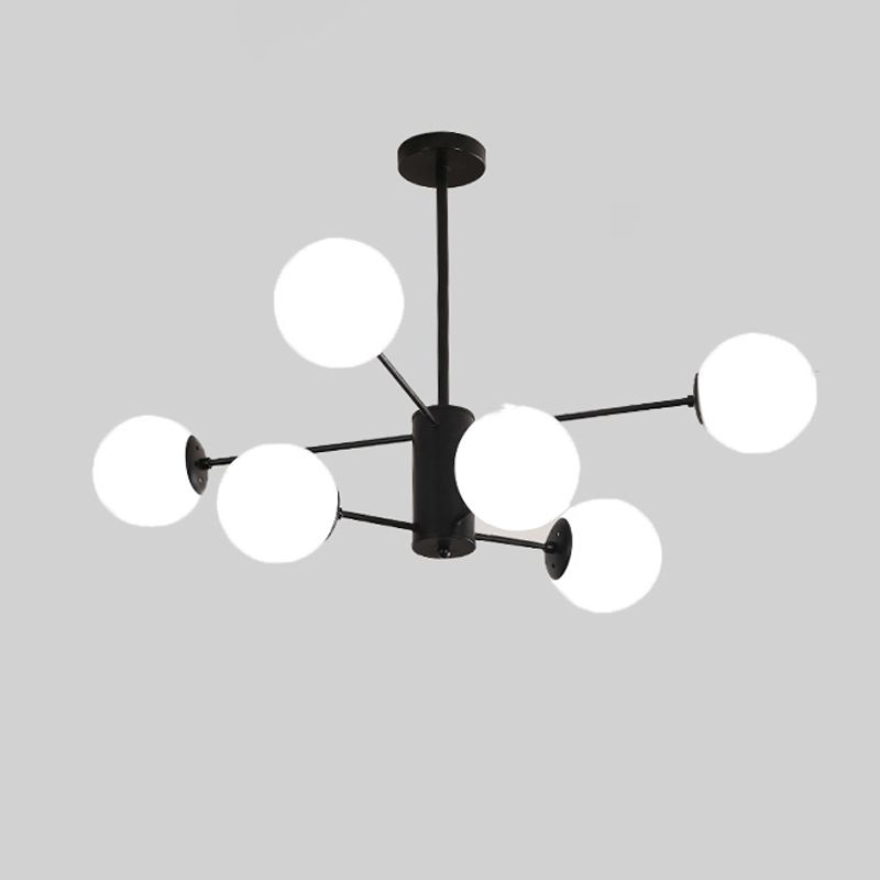 Contemporary Style Spherical Shape Chandelier Lights Glass Chandelier Lighting
