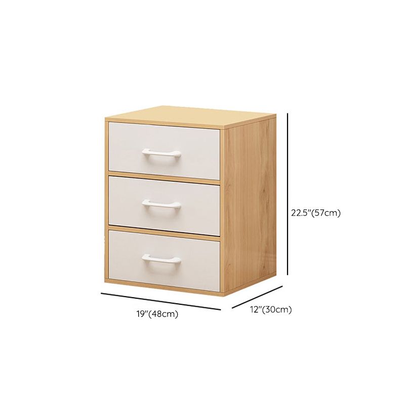 Contemporary Bedroom Chest Wooden Storage Chest with Drawers