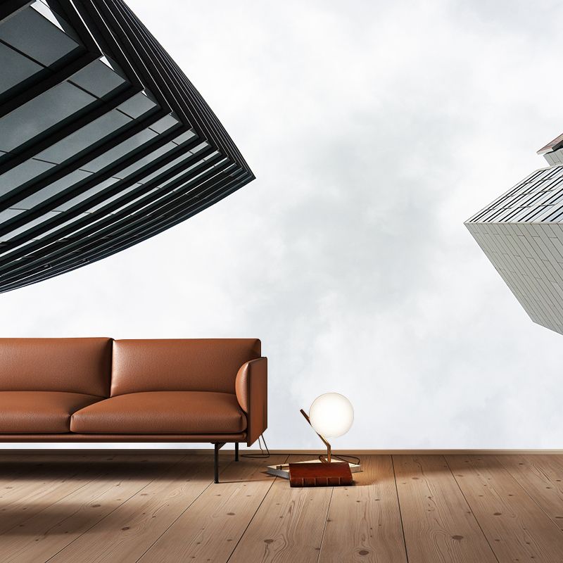 Simple Building Wall Covering Murals Moisture Resistant Office Art Decoration