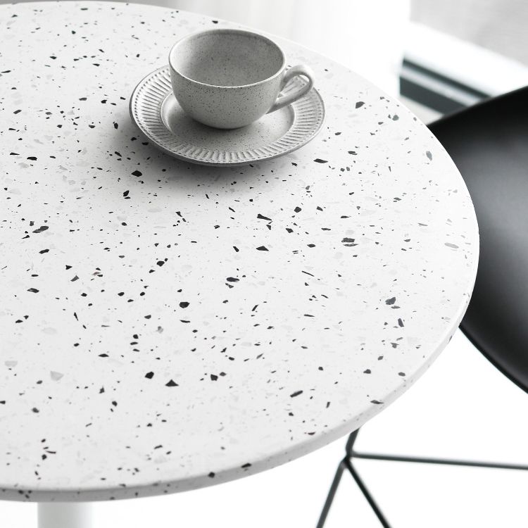 Square and Round  Pedestal Bar Table Modern Outdoor Stone Bar Table