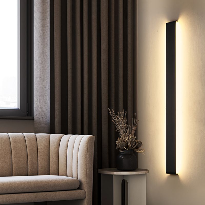 Strip Shape Wall Mount Light Modern LED Wall Sconce Light with Acrylic Shade for Aisle