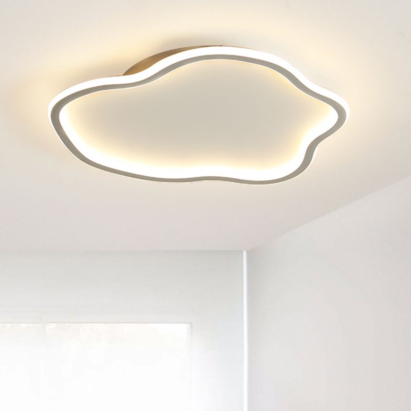 Lámpara de techo moderna geométrica ultrafina de luces de techo de montaje en superficie LED para dormitorio