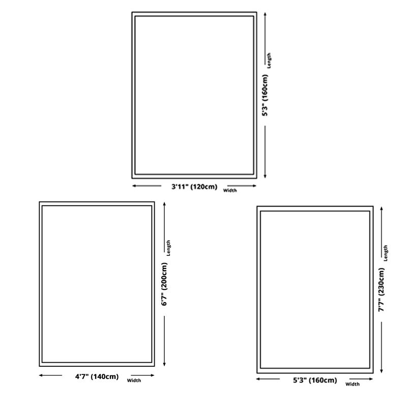 Gorgeous Area Carpet Abstract Pattern Indoor Rug Polyester Living Room Carpet with Non-Slip Backing