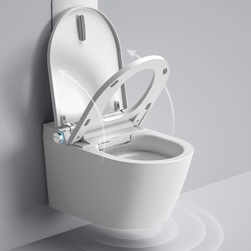 Modern Wall Mount Urine Toilet Siphon Jet Toilet Bowl with Toilet Seat