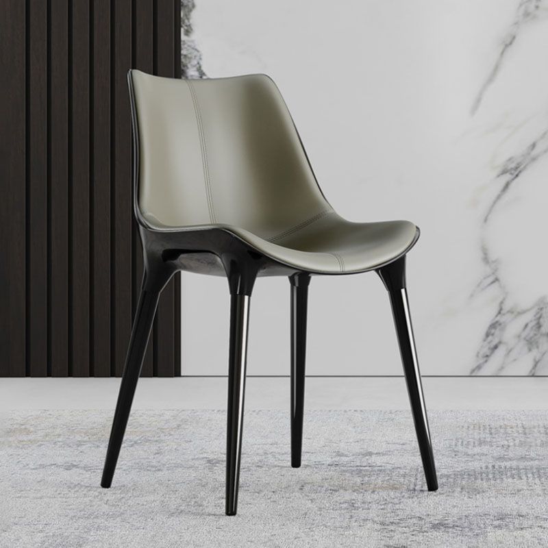 Contemporary Style Chair Metal Dining Room Chair for Dining Room