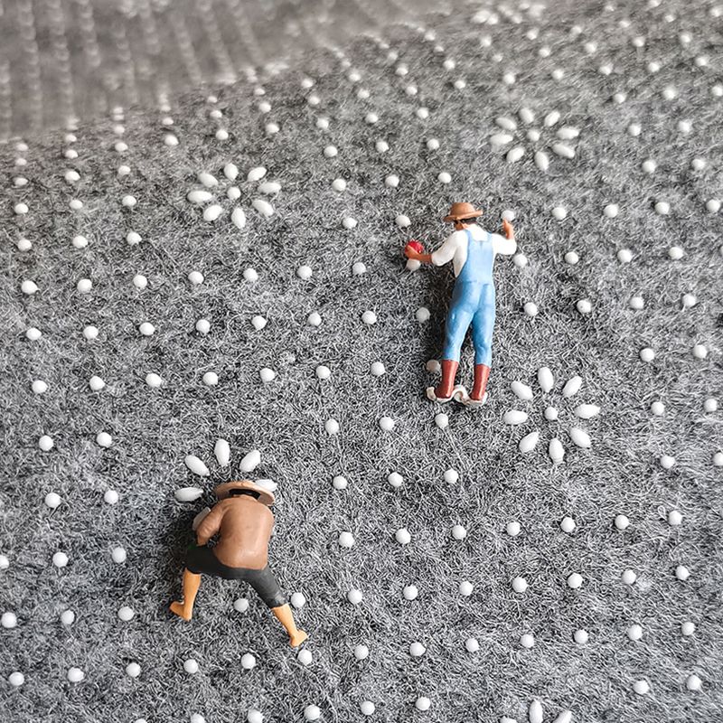 Apricot Casual Rug Polyester Print Rug Stain Resistant Rug for Drawing Room