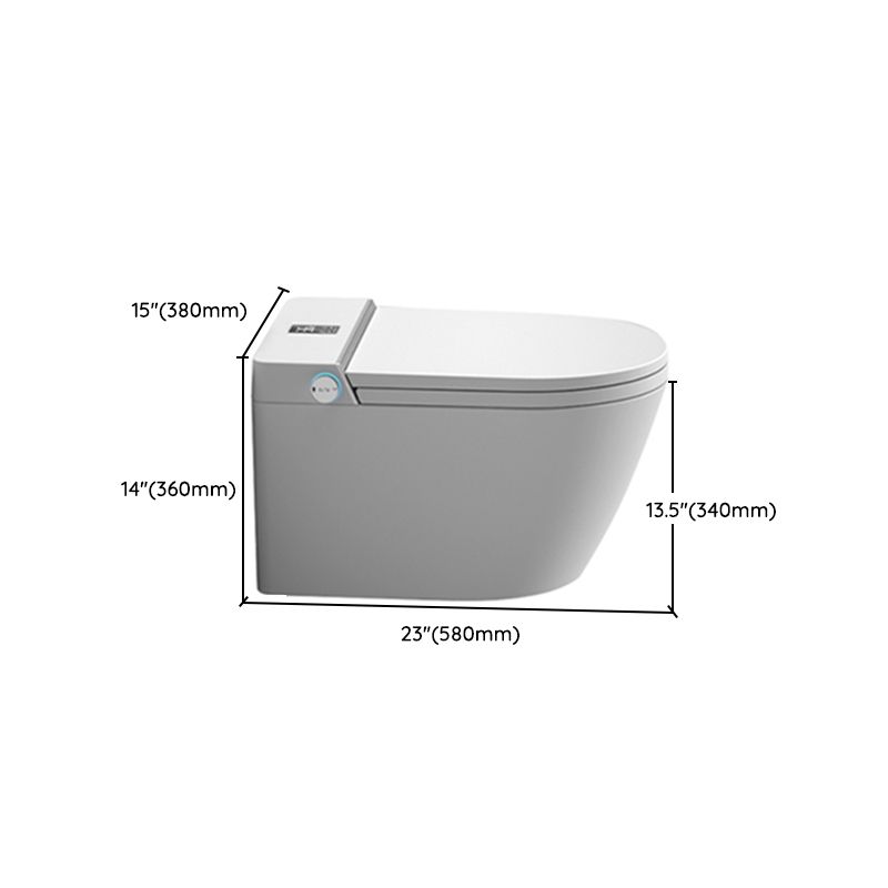 Modern Wall Mount Toilet One-Piece Toilet Single Flush Urine Toilet