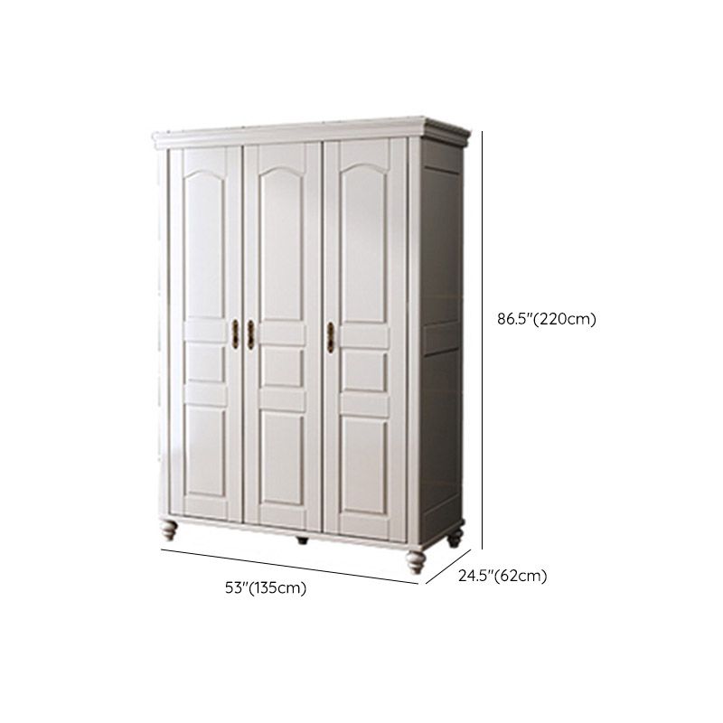 French Country Style Wardrobe Armoire Wooden Wardrobe for Home