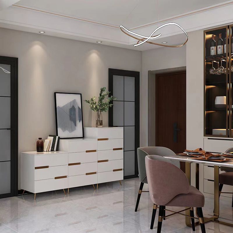 Modern Storage Chest Dresser 3/4/5 Drawers Storage Chest , 15.6-inch Width