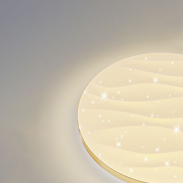 Contemporary Flush Mount 3-Light Ceiling Mounted Fixture with Acrylic for Living Room