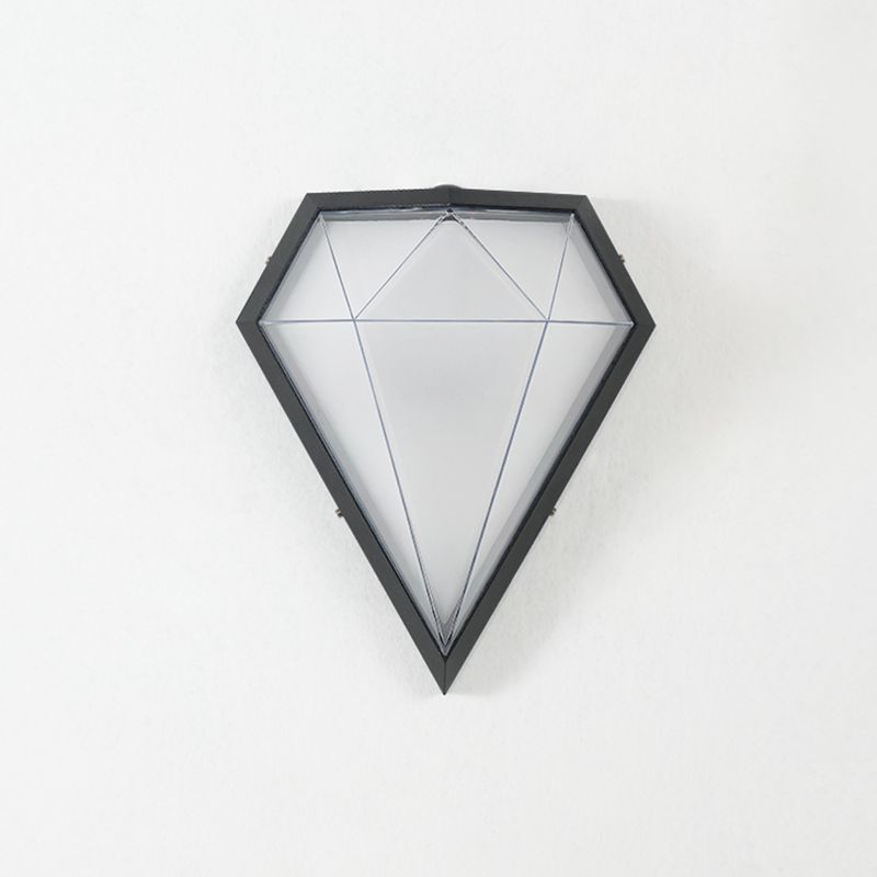 Lámpara de montaje de pared de 1 luces moderna Diamante Diamond Fince para el balcón para el balcón