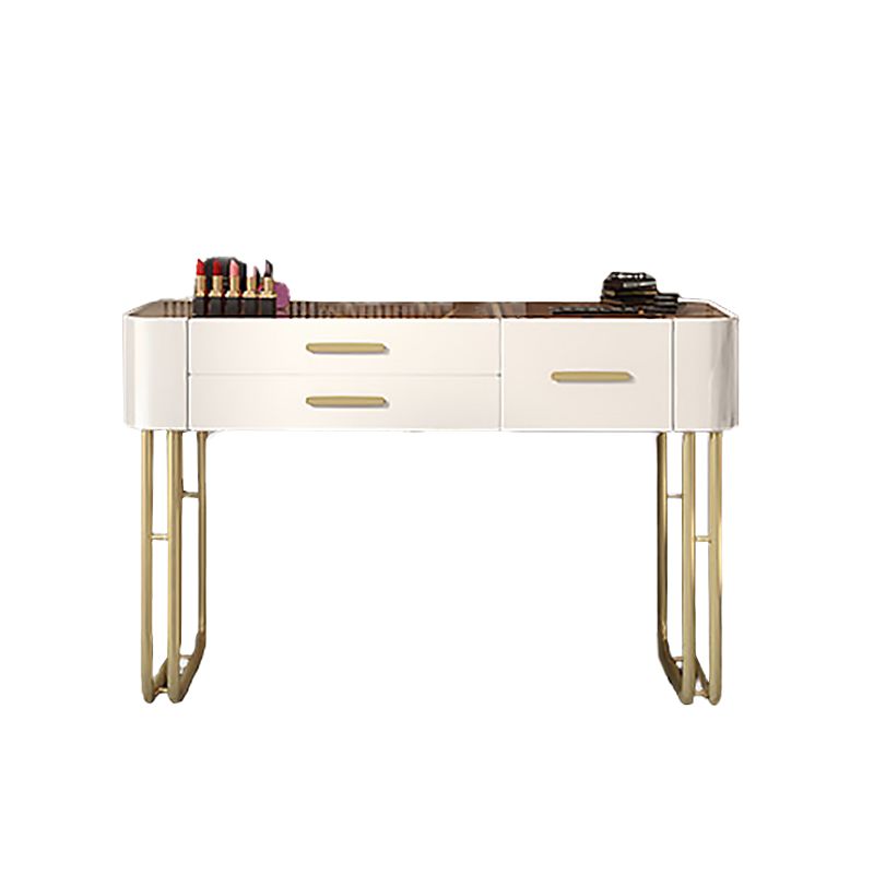 30.70" High Makeup Vanity Desk White Vanity Tables with Drawer
