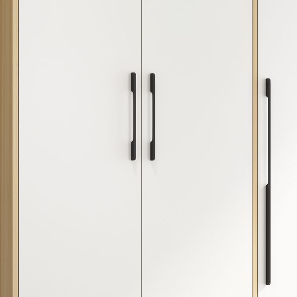 Engineered Wood Wardrobe Armoire Modern Style Wardrobe for Bedroom
