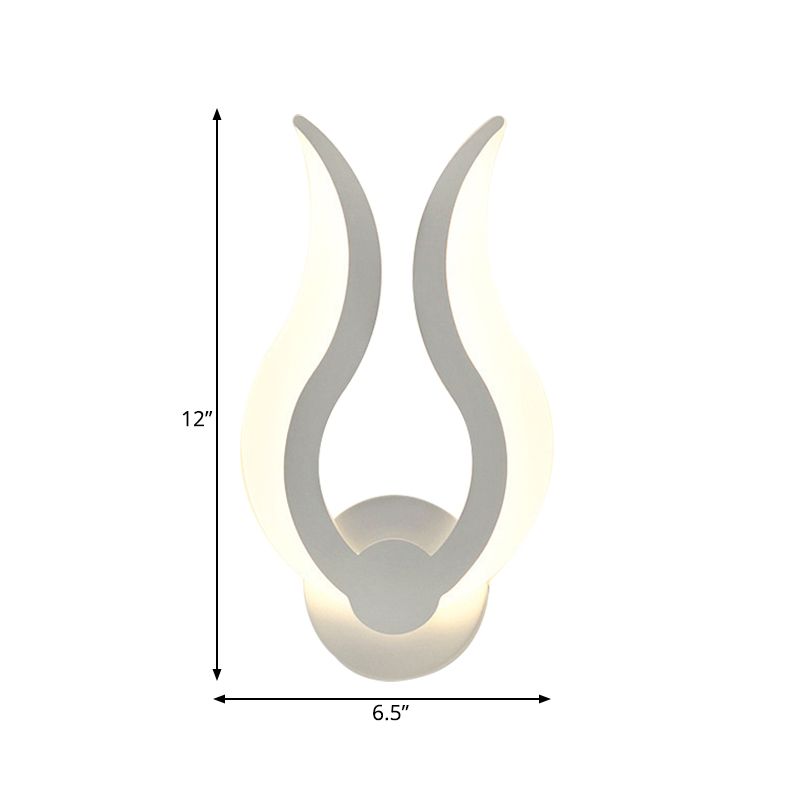 Parete creativa a forma di parete leggero acrilico sconce da parete a led per cucina sala da pranzo