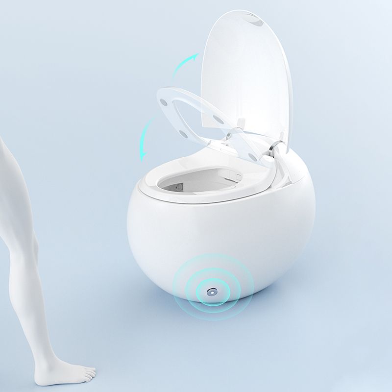 21.25" High White Bidet Temperature Control Floor Mount Bidet