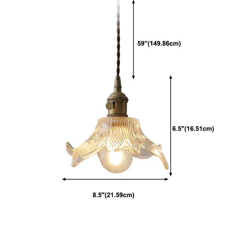 Glass de style moderne suspension d'éclairage de pendentif créatif