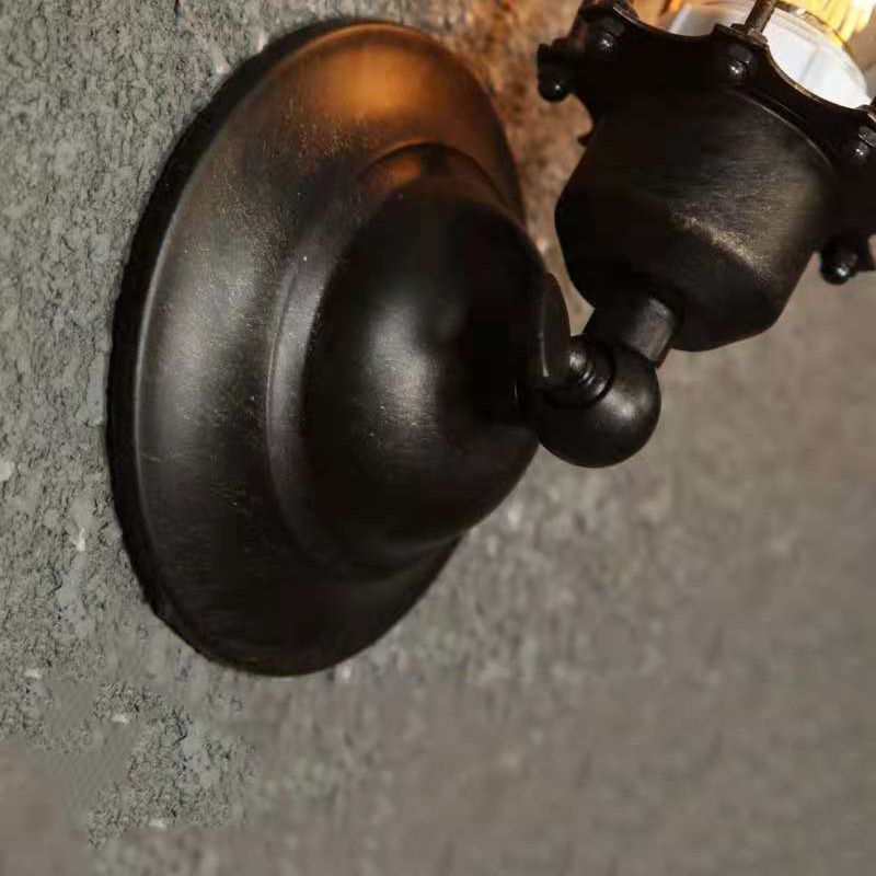 Metal Sconce Light Fixture Industrial Wall Sconce Lighting in Black Finish