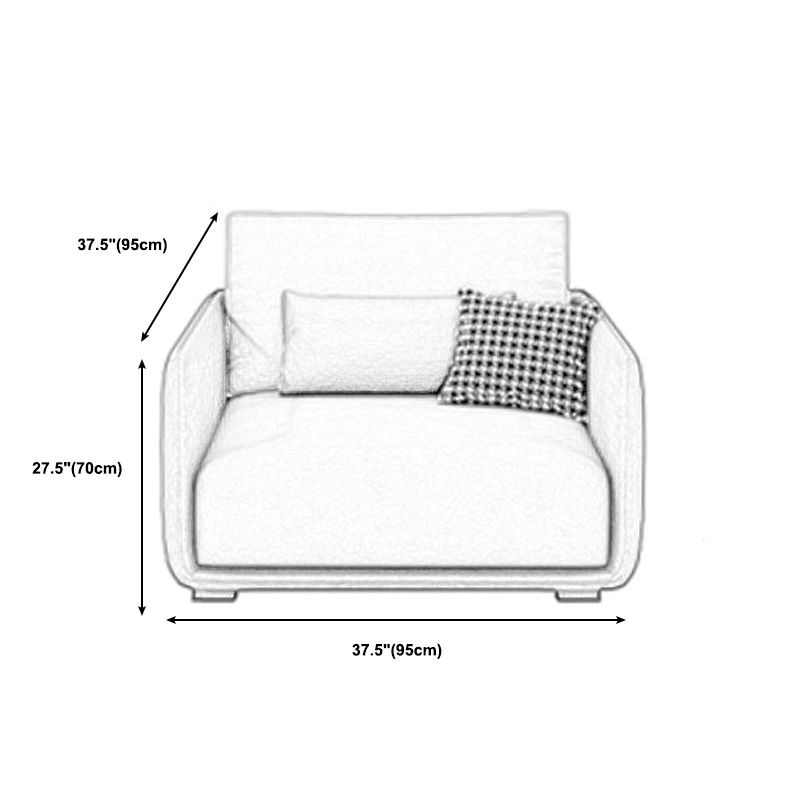 Wohnzimmer zeitgenössische hellgraue Standardtuxedo-Armsofa-Chaise