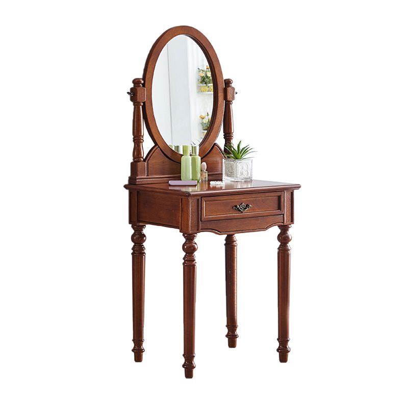 Traditional Vanity Dressing Table Set Solid Wood Make-up Vanity