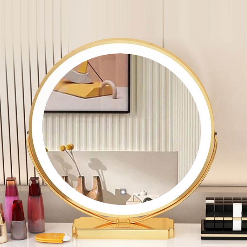 Contemporary With Drawer Gray Wooden Mirror Bedroom Make-up Vanity