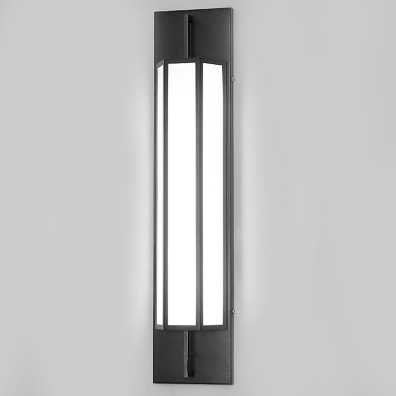 LED Wall Lamp Modern Waterproof Wall Mount Lamp with Acrylic Shade for Corridor