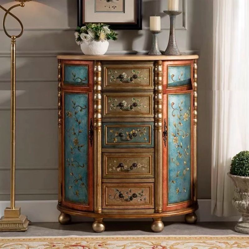 Traditional Storage Chest Dresser Solid Wood Dresser with 3/4/5 Drawers