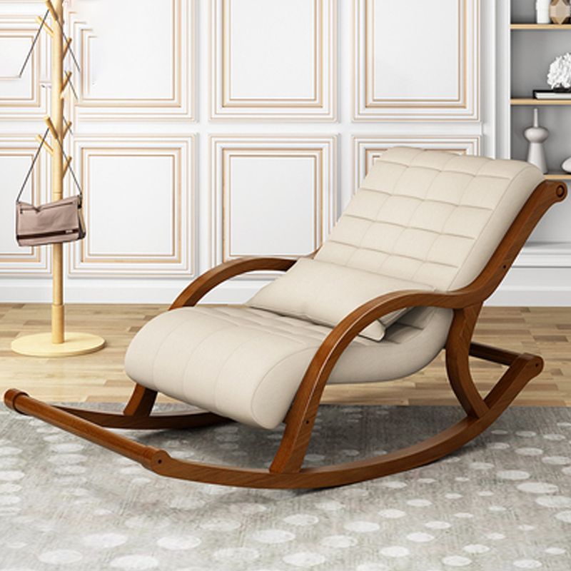 Mid-Century Recliner Chair Tufted Cushions Recliner Chair With A Lumbar Pillow