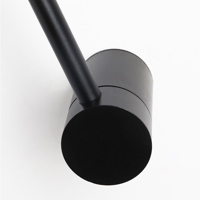 Modern Simplicity Style RGB Wall Sconce Black Long Strip Ambiance Decorative LED Wall Lamp for Restaurant Bar