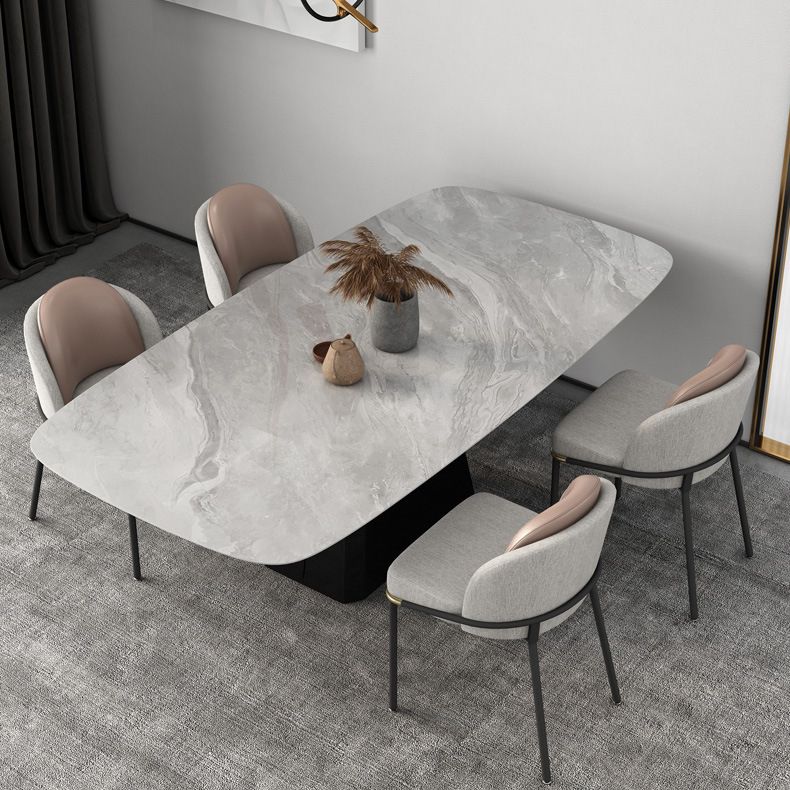 Modern Sintered Stone Dining Table Set 1/5/6/7 Pieces Dining Set for Home Use