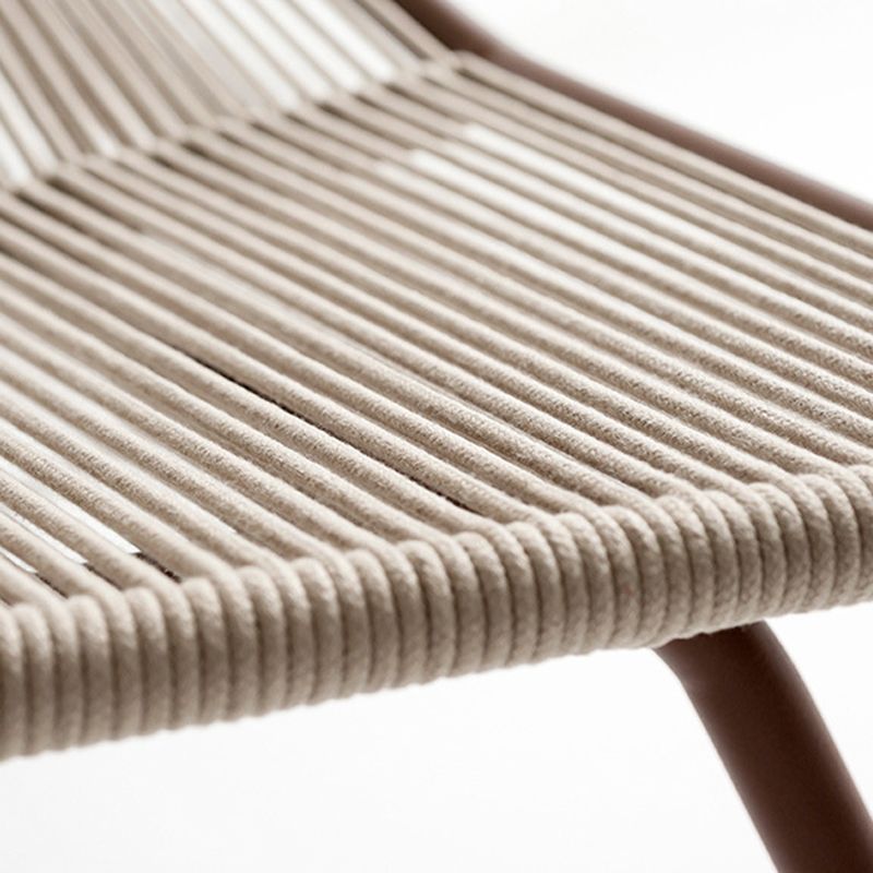 Contemporary Outdoor Rattan Rocking Chair Single Rocking Chair