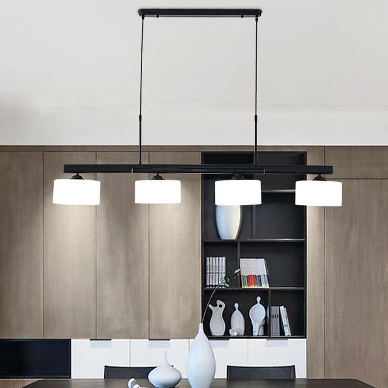 Postmodern Metal Island Light Forma 4 Lights Island Colgante para comedor