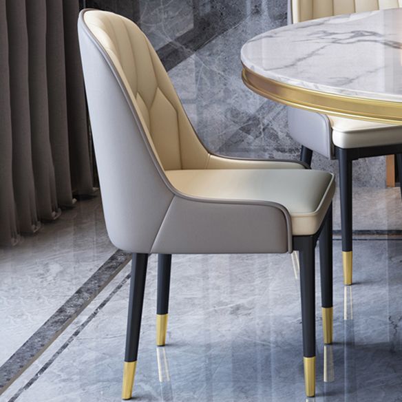 Round Kitchen Galm Sintered Stone Dining Table of Traditional Height for Dining Room Sets