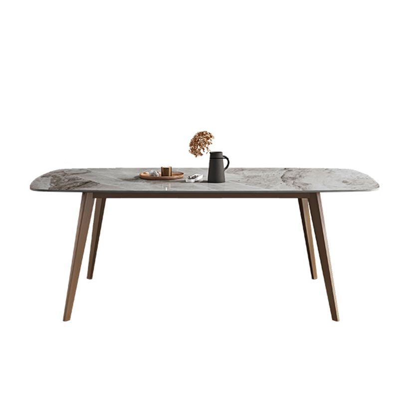 Glam 1/2/5/7 Pieces Dinette Set with Sintered Stone Top Rectangle Dining Table Set