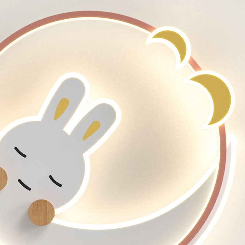 Lapin moderne minimalisme plafonnier chambre salon lampe encastrée