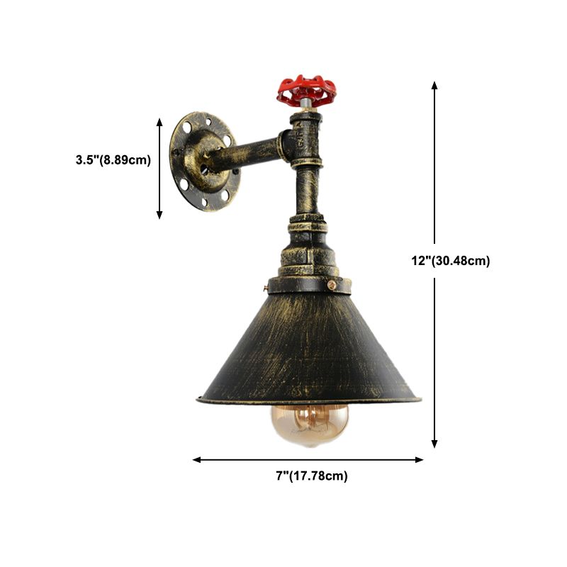 Wall Mounted Lamp Metal Industrial Style Wall Mounted Lighting